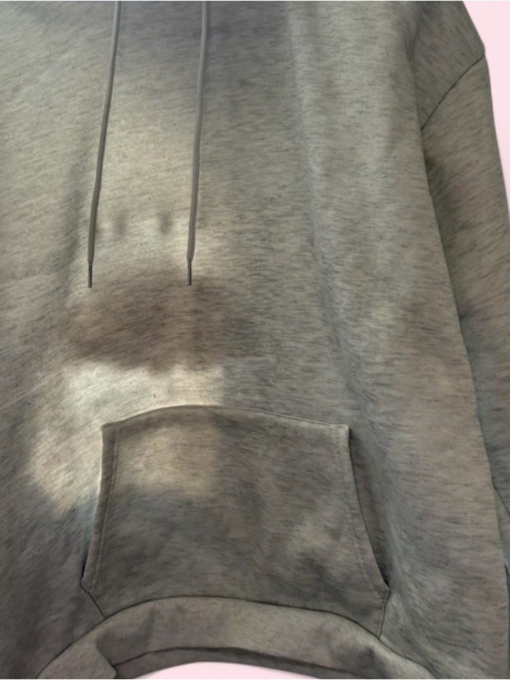 Men's Gray Pullover Hoodie Sweatshirt